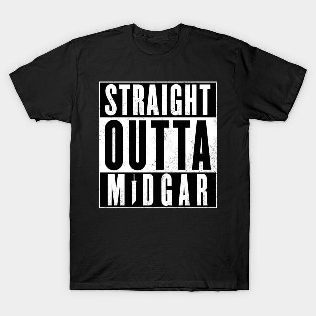 Straight outta Midgar T-Shirt by geekmethat